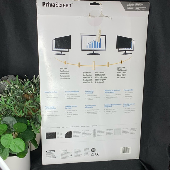 Fellows PrivaScreen laptop/monitor blackout Privacy Filter 20.1” / 510.5mm - Picture 2 of 15